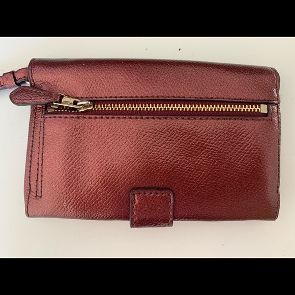 Red Coach Wristlet - Picture 5 of 7